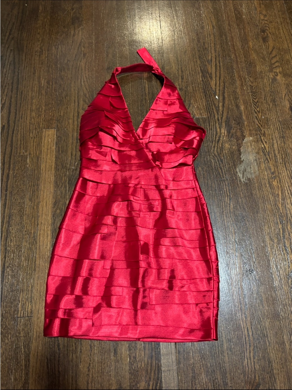 BEBE, Red Mini Dress, XS